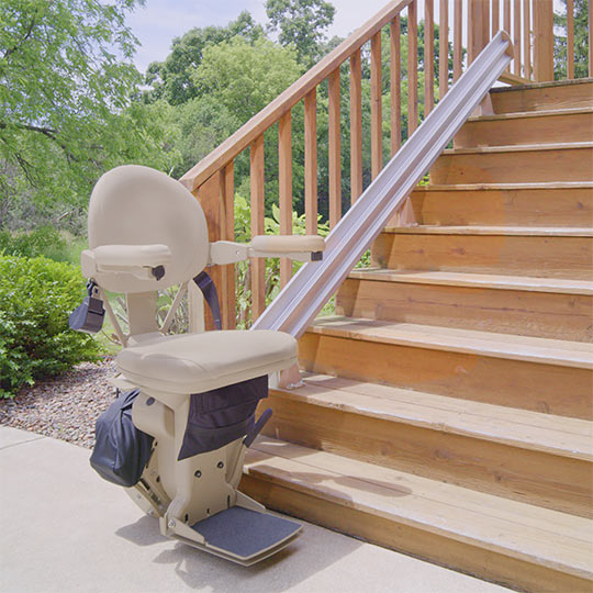 Tempe outdoor stairway staircase chair stairlift glide